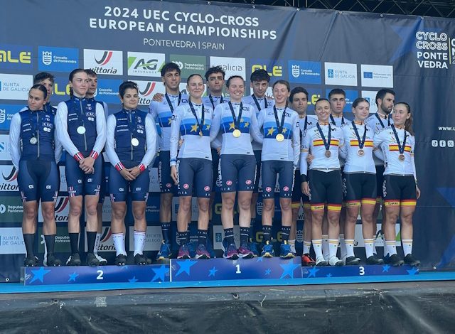 Europei Ciclocross - Staffetta azzurra campione d'Europa