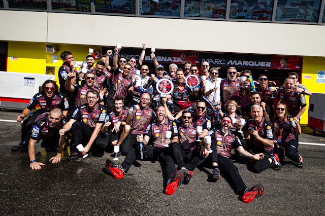Marc Márquez e il Ducati Lenovo Team al Mugello