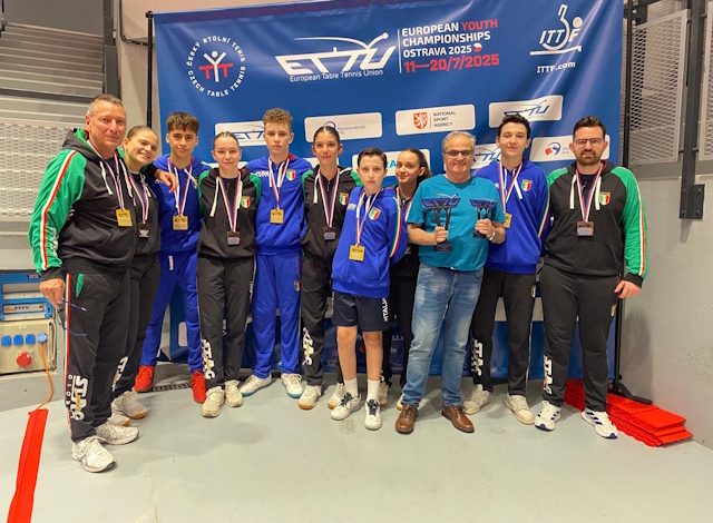 Ostrava Italia medaglie