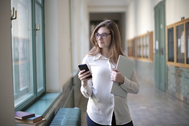 in classe senza smartphone