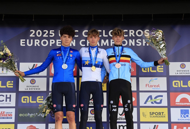 Europei di Ciclocross Grigolini oro