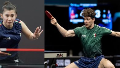 Monfardini e Mutti Campionati del Mondo di tennistavolo