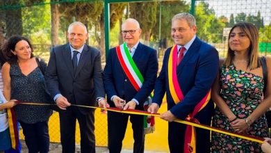 taglio nastro playground parco Villa Fassini