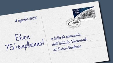francobollo INFN