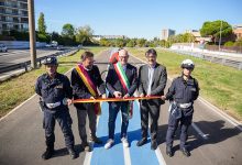 taglio nastro ciclopedonale viadotto dei presidenti